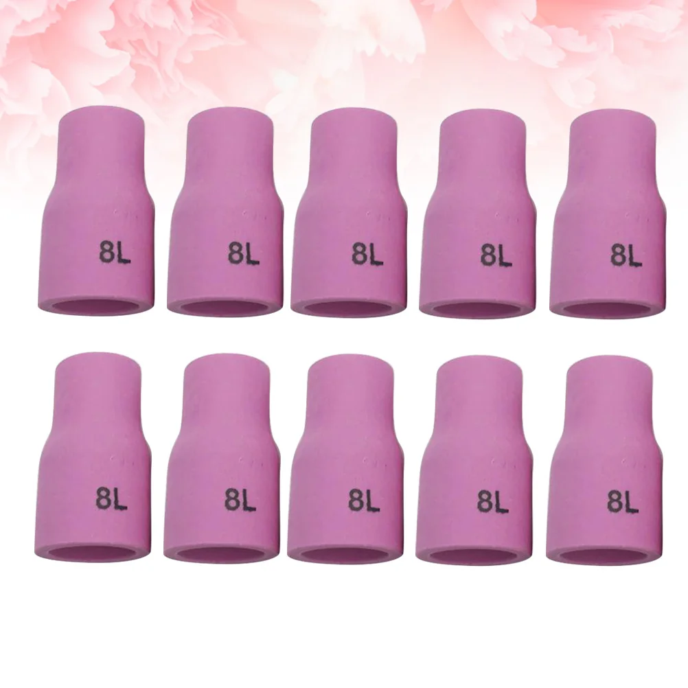 10 قطعة فوهات لحام قوس الأرجون السيراميك منخفضة حرق فقدان دائم 53n61sl Tig فوهة لحام لسلسلة 17cb20g 17gl المهنية