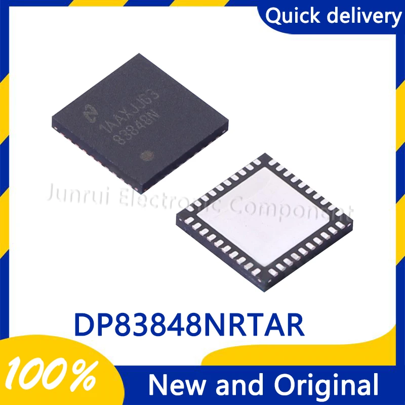 10PCS/LOT DP83848NRTAR Print 83848N 40QFN 40QFN Ethernet Transceiver Chip Electronic Component  Integrated Chip Ic  New