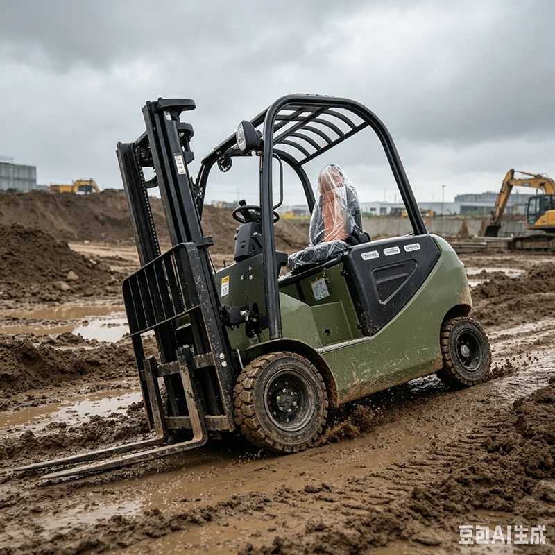 Zero Emission Electric Forklift 2 Ton 2.5 Ton Lithium Battery Environmentally Friendly Warehouse Forklift