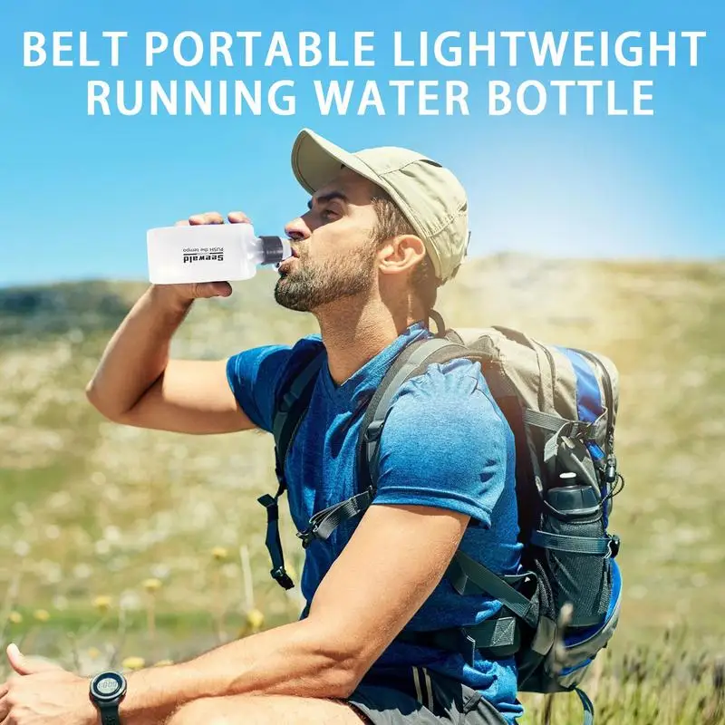 200ml Sports Water Bottle PP5 Soft Flask Sport Bottle Squeeze Water Bottle For Outdoor Camping Hiking Water Bag