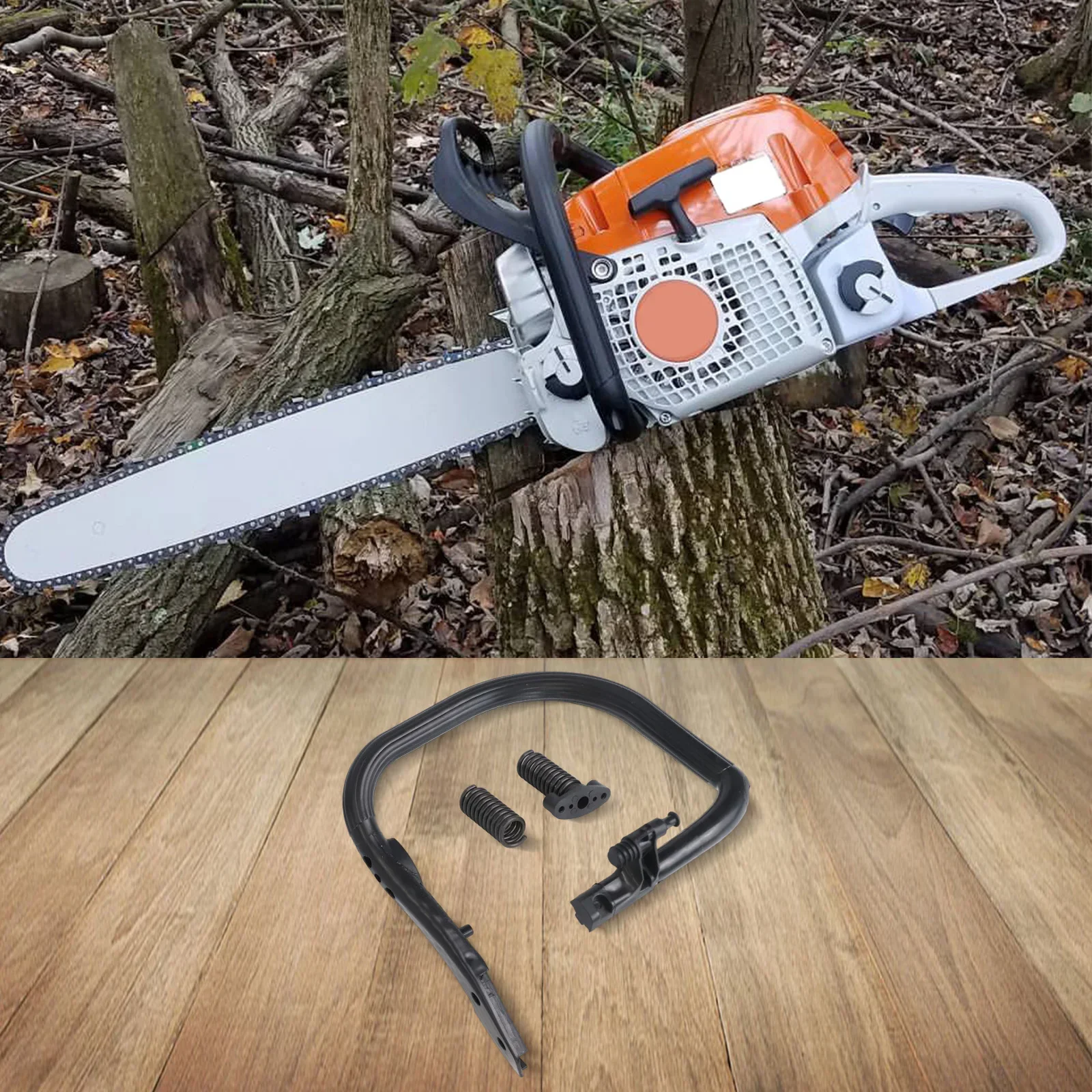 Funzionamento per motosega Maniglia per motosega 30 * 24 * 3 cm Maniglia per motosega di ricambio compatibile con il design leggero MS311
