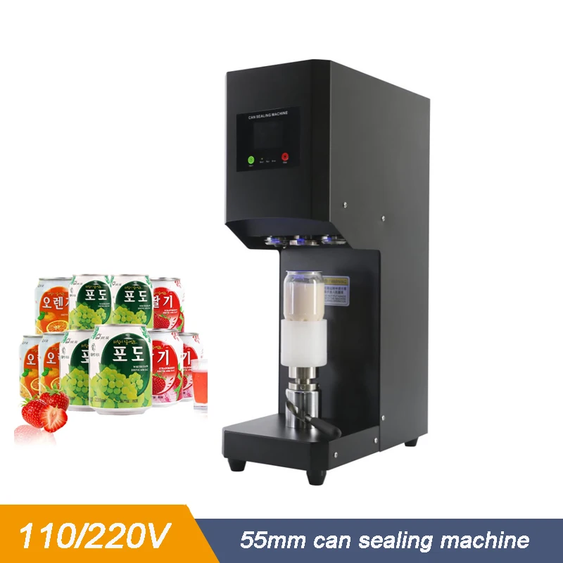 Commercial Automatic Tin Can Sealing Machine Sealer Cup Body No-Rotation PET Jar Cans Seamers