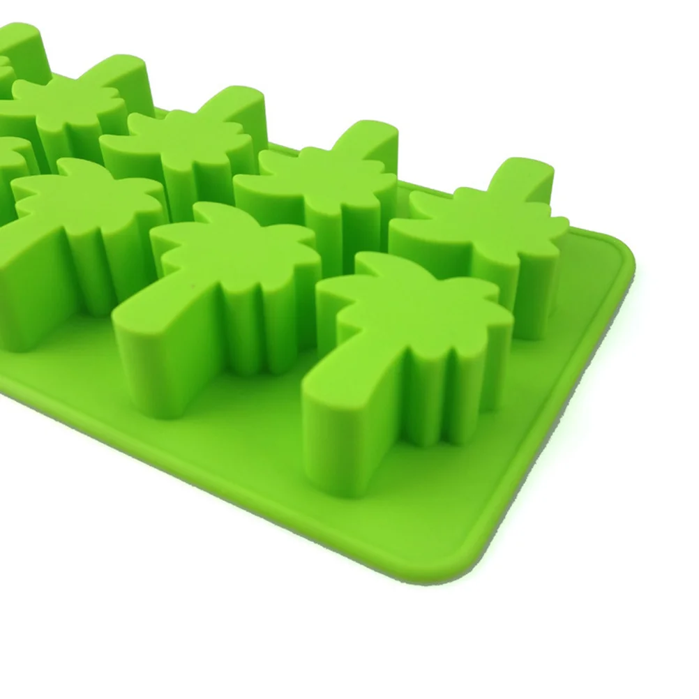 

2pcs Coconut Tree Molds Food Grade Silicone Nonstick Baking Ice Chocolate Soap Making Diy Craft Oven Safe