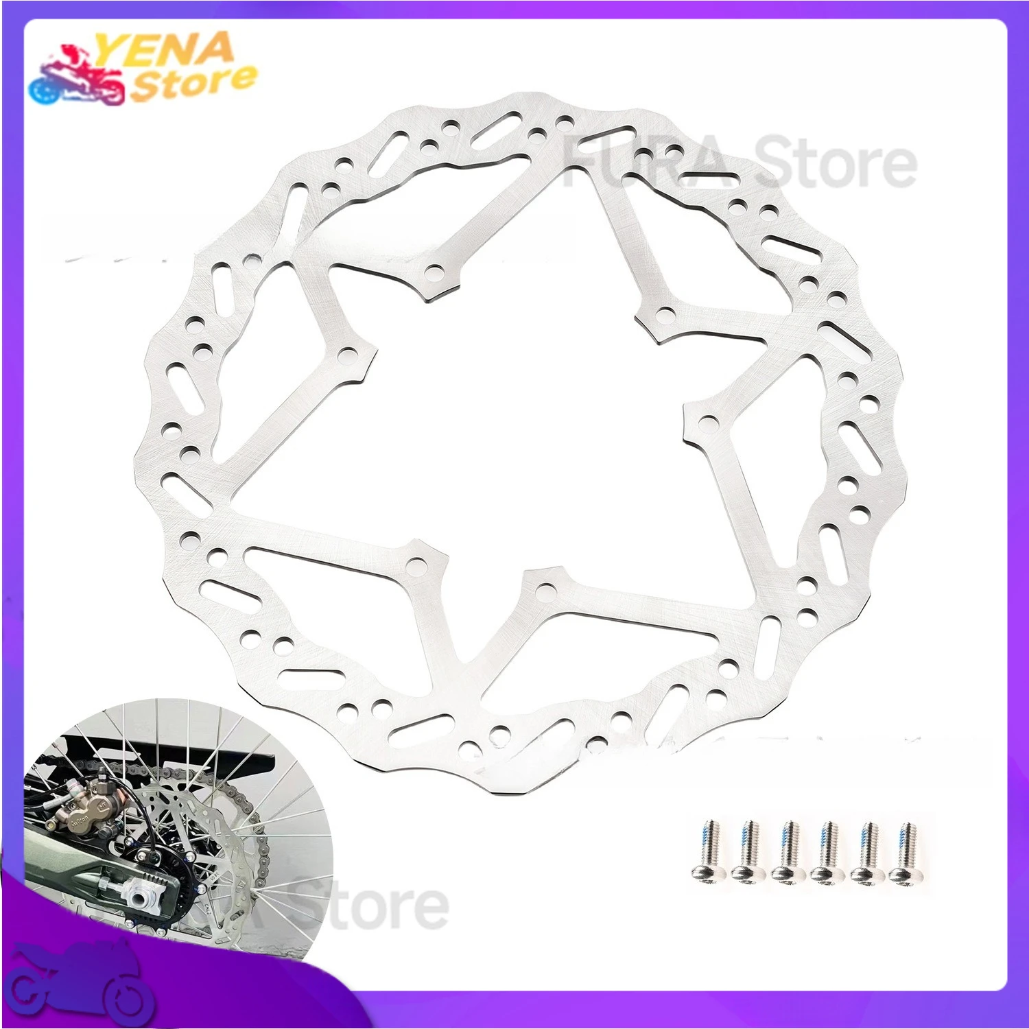 

Applicable to Surron Ultra Bee Electric Dirt Bike Rear Sprocket Upgrade Parts Motorcycle Rear Chain Wheel Compatible with High