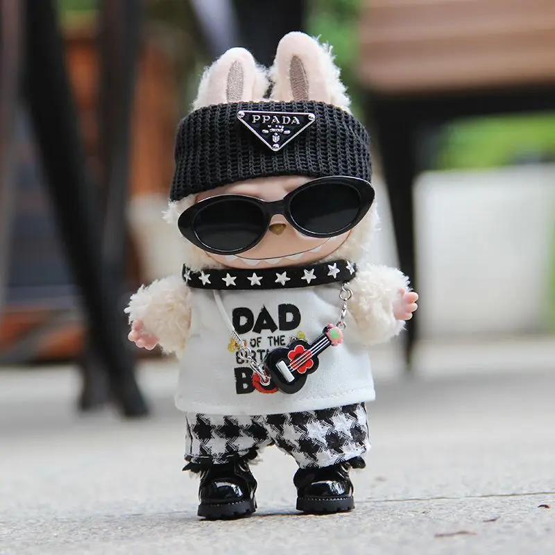 

Новая детская одежда Bubu диаметром 17 см. Общая рыбацкая шляпа 123 поколения, подтяжки, сменная одежда, игровая кукла Tide. кукольная одежда