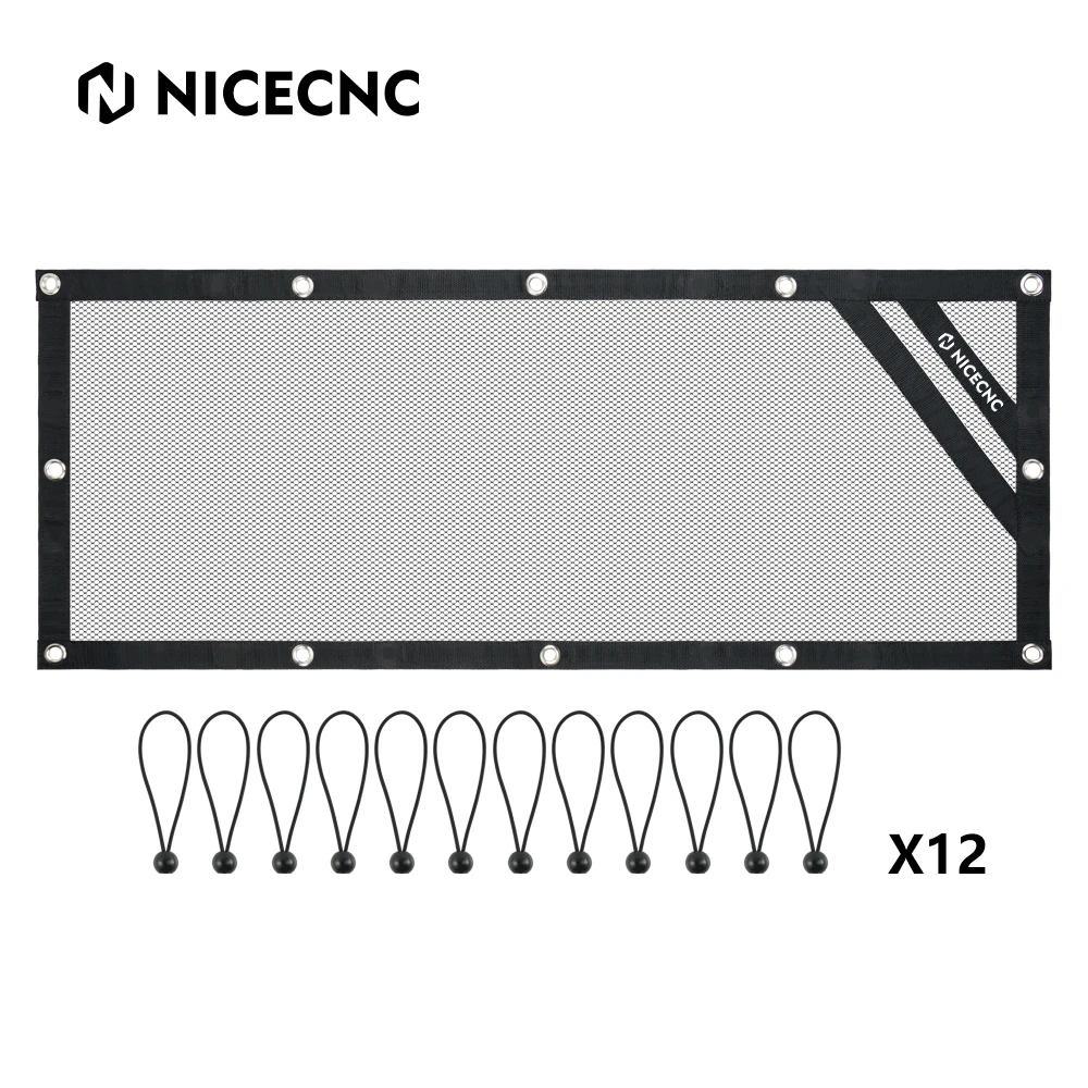 

NiceCNC Cage Race Net Mesh Rear Panel For Polaris RZR 570 800 1000 900 XP Turbo 2015-2022 UTV Mesh-Net Guard Cover Off-Road