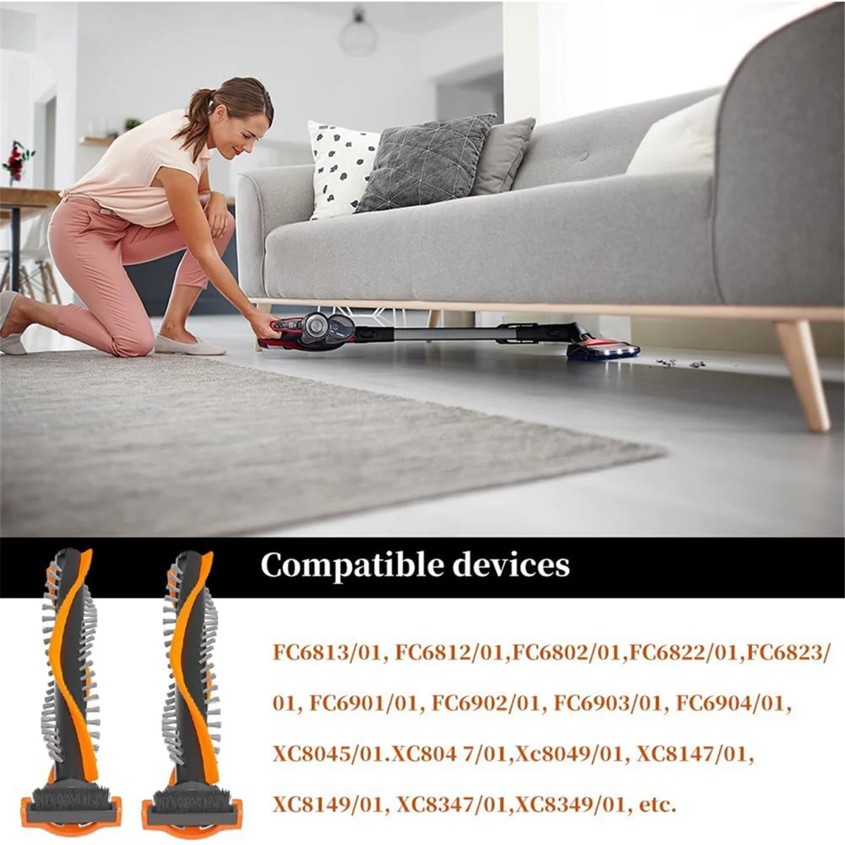 แปรงเครื่องดูดฝุ่นสำหรับ Philips CP0667อุปกรณ์เสริมแปรงเปลี่ยนสำหรับ Philips Speed PRO MAX และ FC6 XC7/8ซีรี่ส์