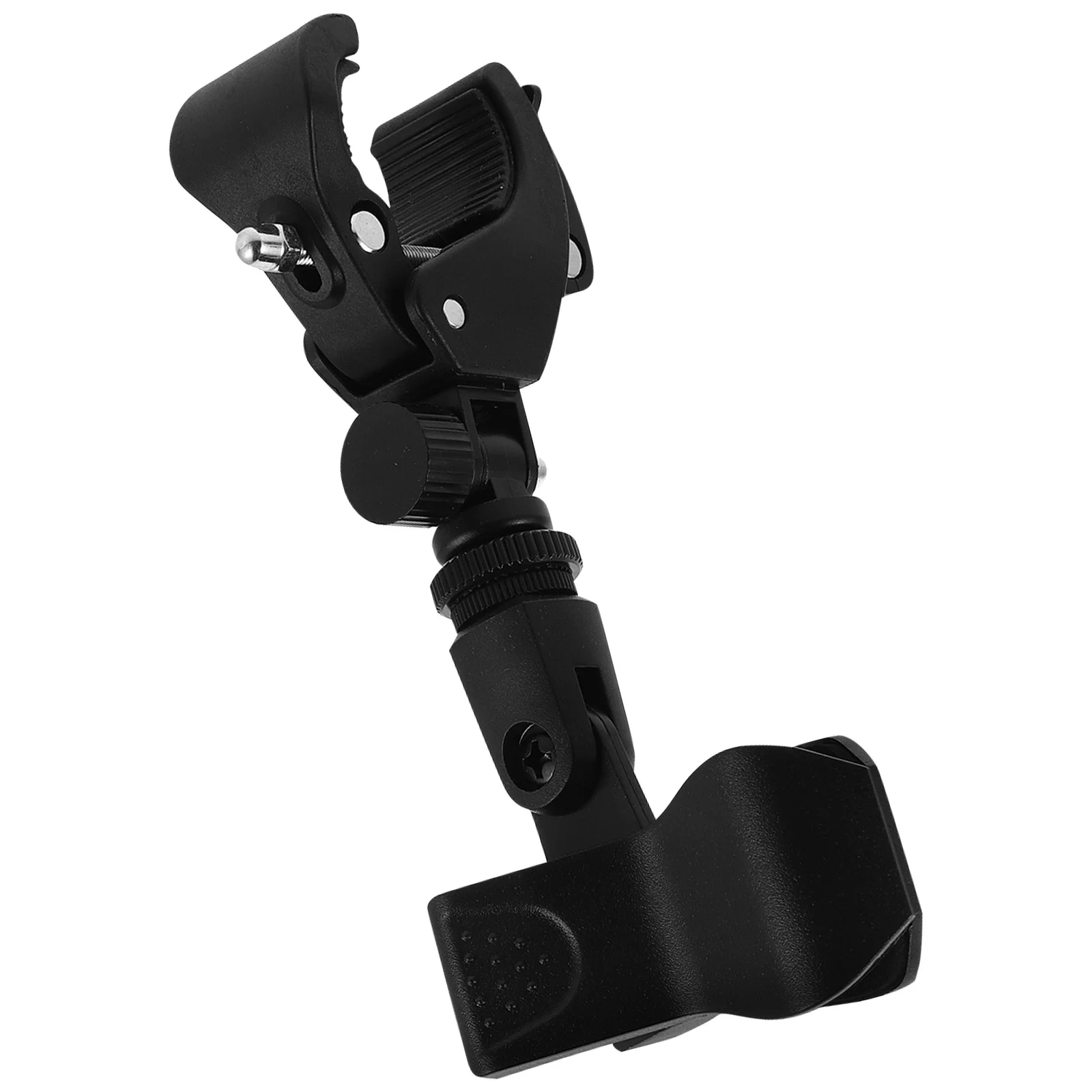 2Pcs Mic Stand Clamp Einstellbare Kunststoff Clip Halter Stoßdämpfende Mikrofon Halterung für Aufnahme Zubehör