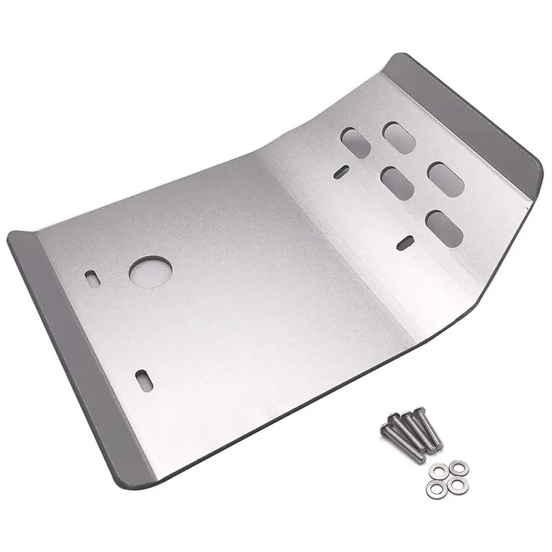 Motorcycle Engine Guard Cover Skid Plate For Yamaha Serow XT250 Tricker XG250 Motorcycle Accessories(Silver)