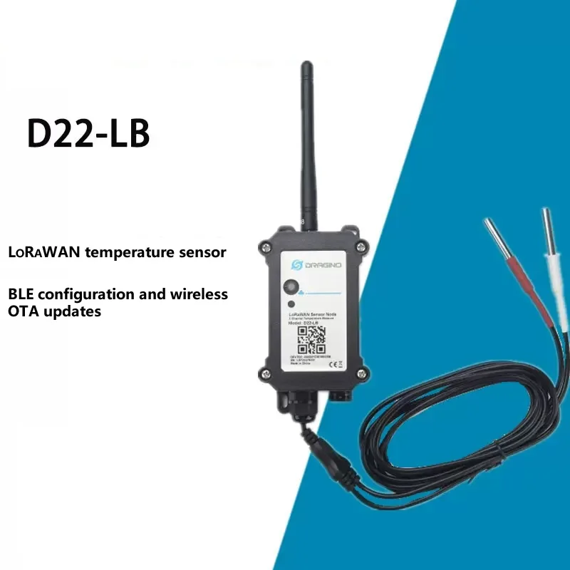 

D22-LB NB-IoT Internet of Things Waterproof/Outdoor Temperature Sensor Supports Temperature Alarm Feature