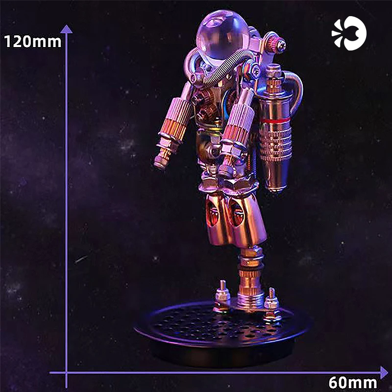 Puzzle 3D astronauta miniature meccaniche in metallo modello kit di costruzione fai da te adulti assemblare Jigsaw regalo personalizzato per ragazzi