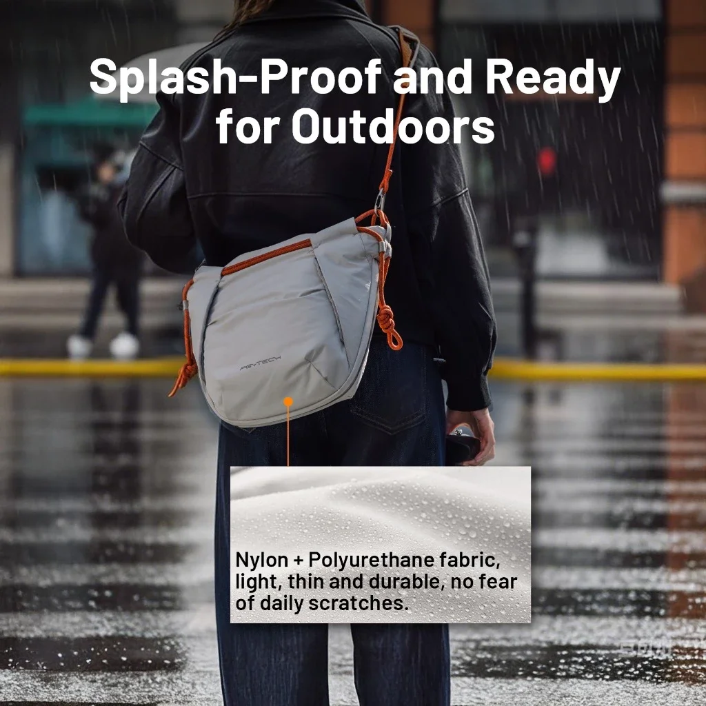 PGYTECH OneGo сумка через плечо с веревочным ремнем, сумка через плечо, сумка для фотосъемки на одно плечо, внутренняя сумка, подходит для сумки для камеры Sony Canon