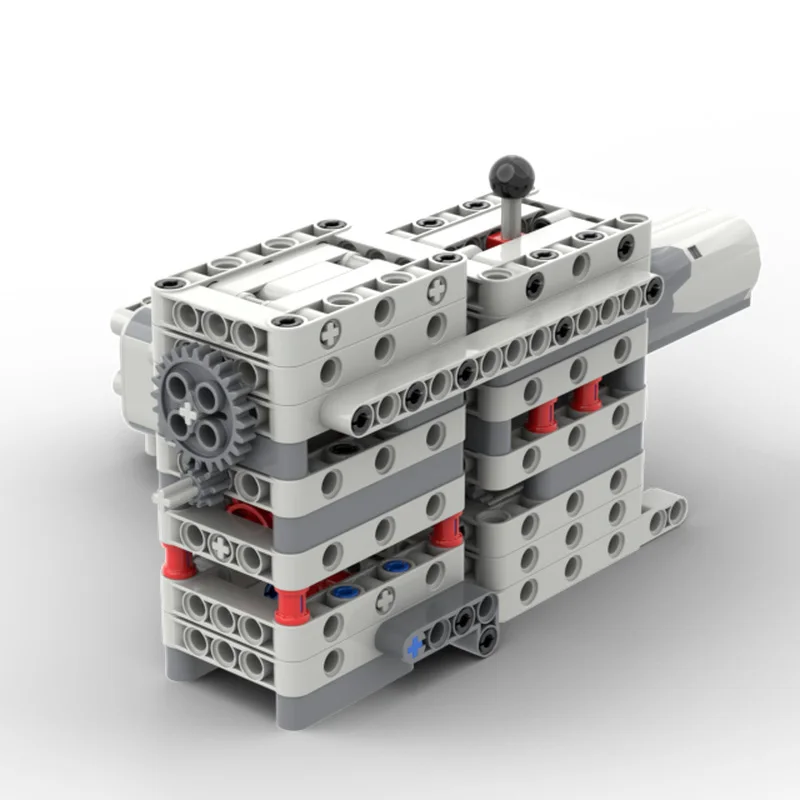 185 Parts MOC Gearbox With Four Gears & Neutral Model Building Block Creative DIY Assembly Toys Children Adults Christmas Gifts