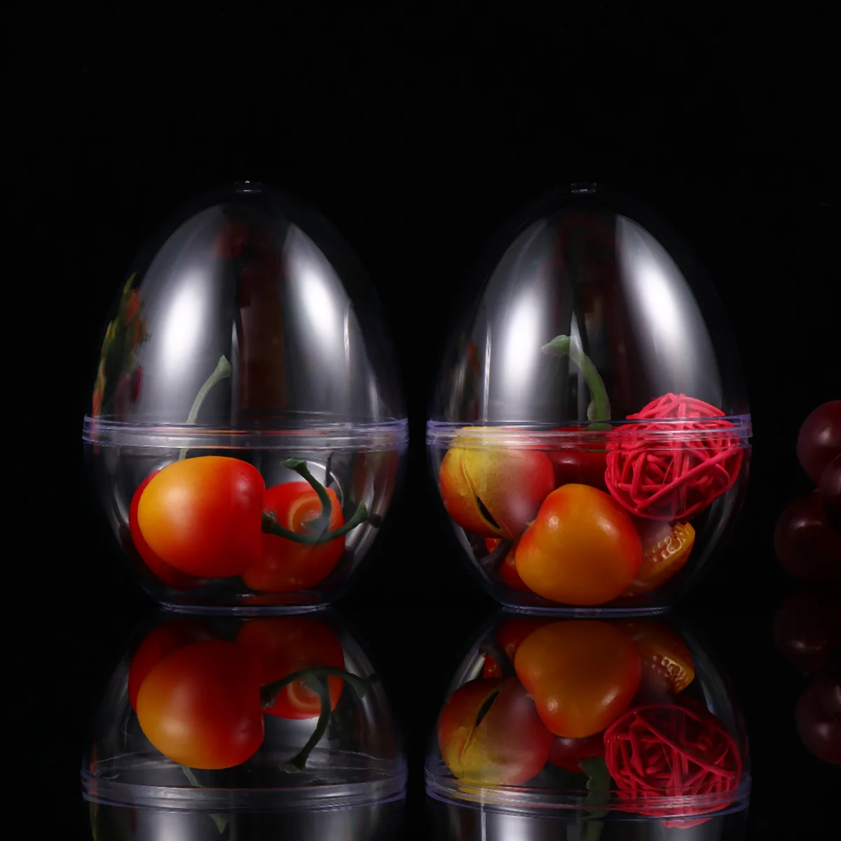 

6 Pcs Candy Wrapper Eggs Biscuit Container Packing Boxes Basket Vending Machine