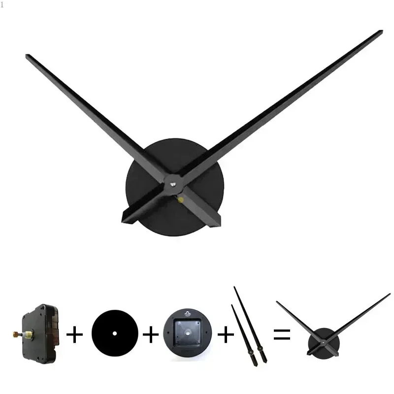 DIY Acrylic Large and Small Wall Clocks, Torque Movements, Watch Discs, Silent Movements, Watch Dial Accessories Kit Combination