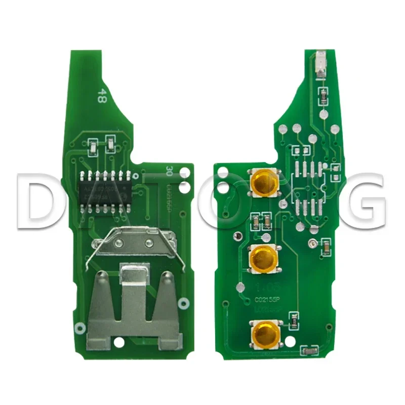 Datong World Car Remote For VW Volkswagen FCC ID 5KO837202AD 434 Mhz ID48 Chip Auto Smart  Control Replace  Key