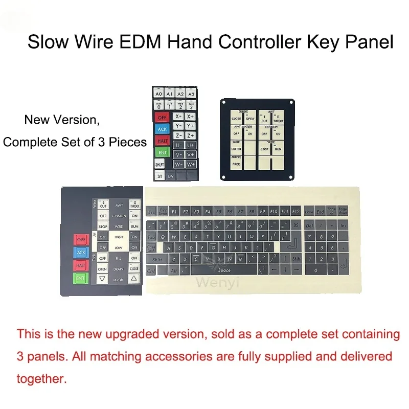 Wire Cutting Accessory Button Film Keyboard Mask For Sodick EDM Wirecut Machine Operation Panel AQ360LS AQ550L AQ325L AQ535L