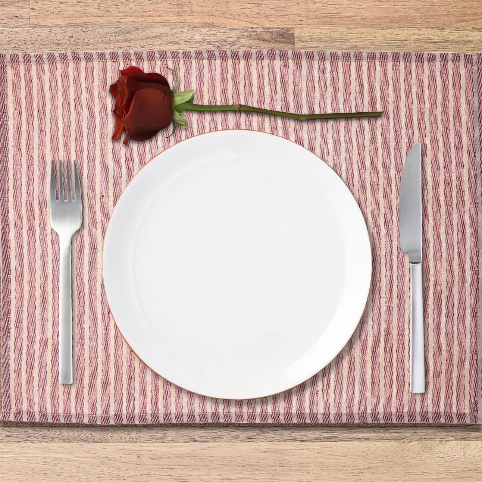 

12Pcs Nordic Striped Cloth Napkins Soft Absorbent Reusable Washable Dinner Napkins for Holiday Party Table Dining Decor