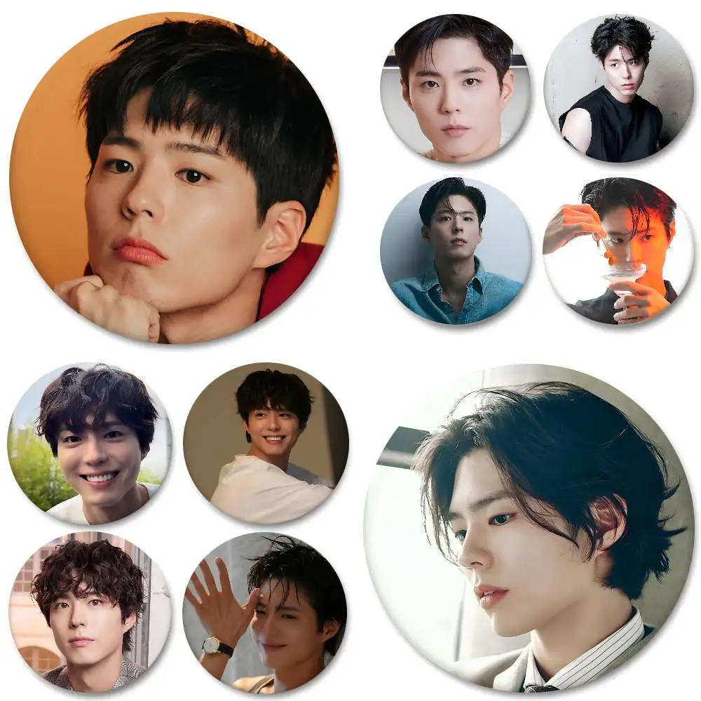 South Korean Actor Park Bo Gum Badges Round Badge Tinplate Coin Brooch Clothing Backpack Accessories Lapel Pin