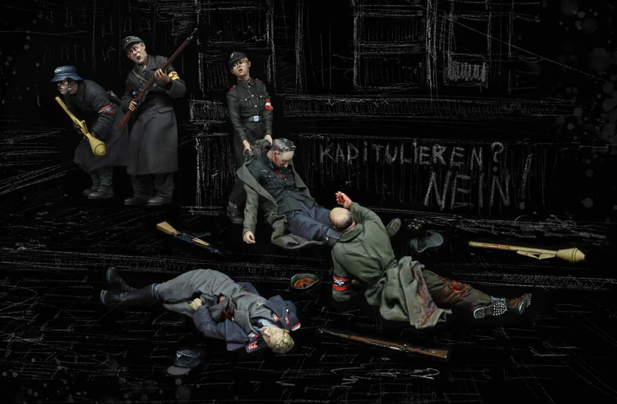 

1/35 наборы фигурок из смолы, неокрашенные миниатюры (6 фигурок) KT0313