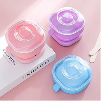 Wax Heater Warmer Machine Portable Folded Wax Heater Hair Removal Wax Machine SPA Body Epilator Paraffin Wax Pot 400ML US EU
