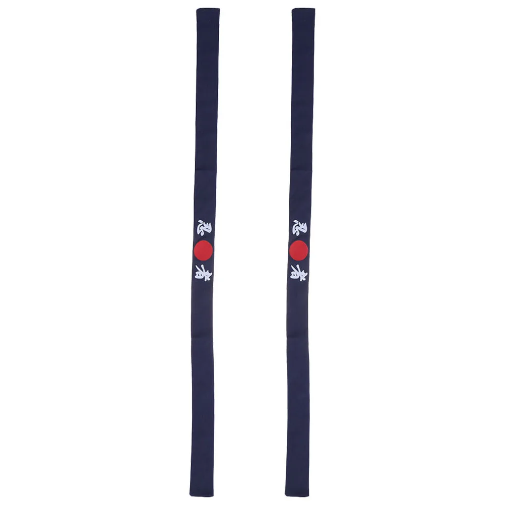 

2pcs Chef Japanese Style Cooking Costume Headwear Karate Headband Sports Fitness Headband Wide Comfortable Bandana