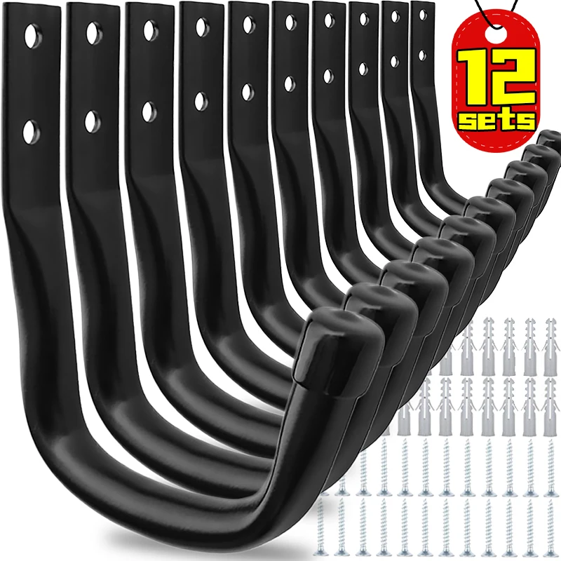 Suitable for hook sets, garage hooks, bicycle hooks, garage storage hooks, matching screw wall hooks