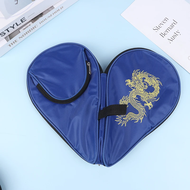 Wear-Resistant Gourd Shape Table Tennis Racket Bag - Ping Pong Paddles Case Racquet Storage Pouch for Table Tennis Equipment