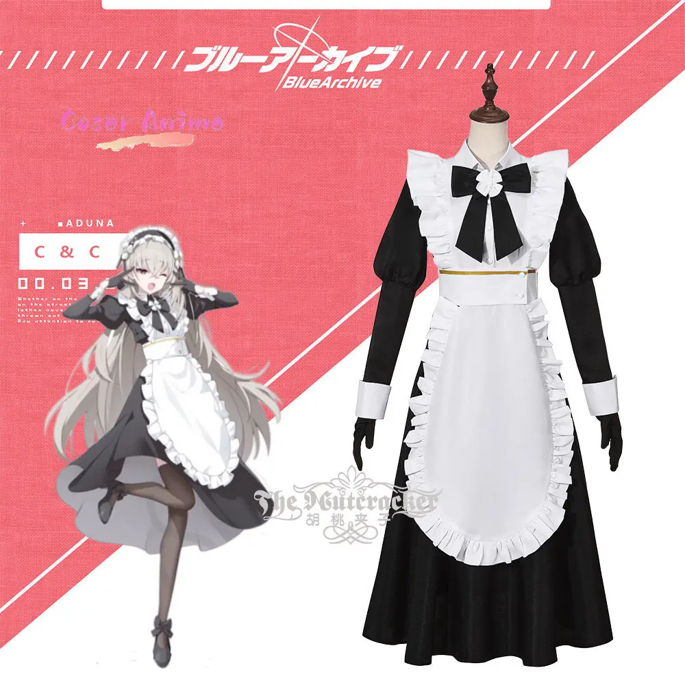 

Game Blue Archive Hanaoka Yuzu Cosplay Costume Uniform Halloween Carnival Party Christmas Play Role Clothes Clothing