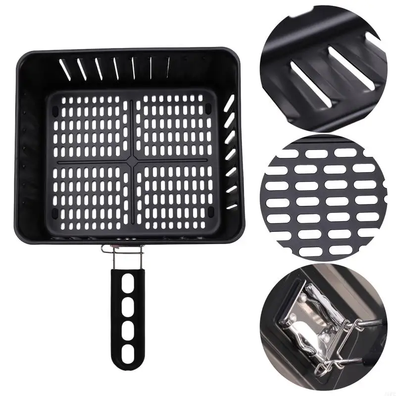 J6PE Non Air Fryer Basket 6L/203OZ ขนาดใหญ่ทอดตะกร้าสำหรับเครื่องมือทำอาหาร GowiseCosori