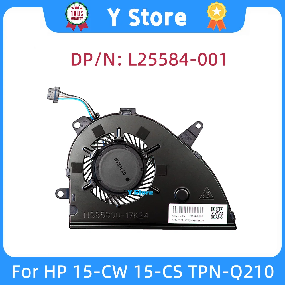 

Y Store New Original For HP Pavilion 15-CW 15-CS TPN-Q210 Laptop CPU Cooling Fan P/N:L25584-001 Fast Ship