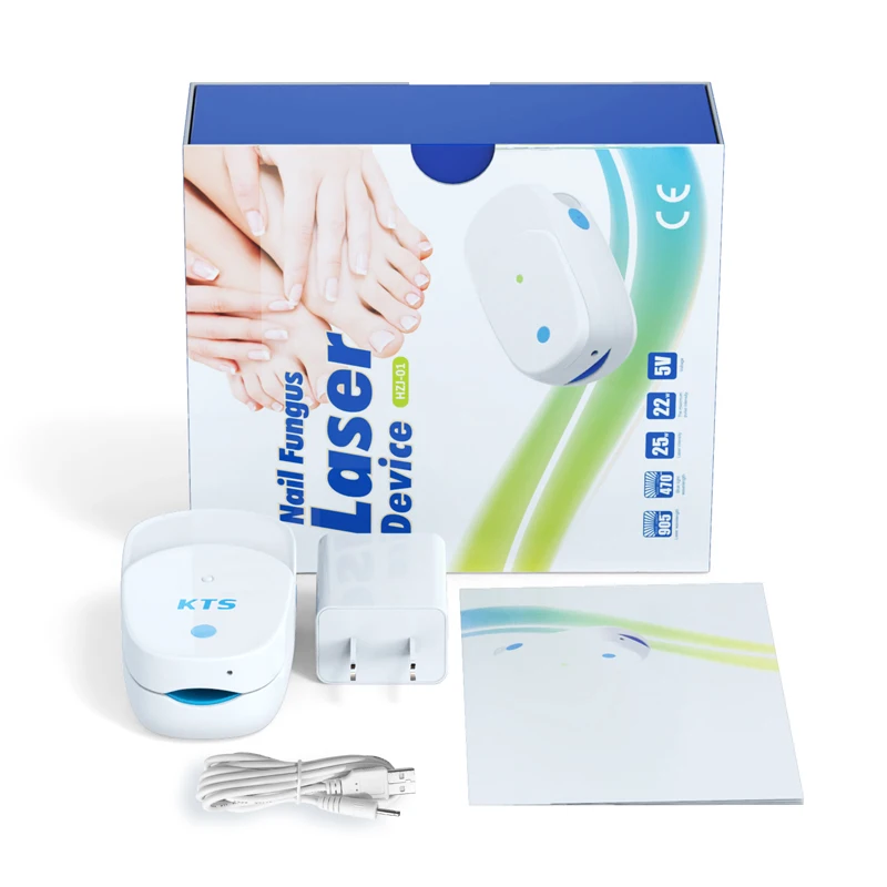 KTS Nail Fungus Laser Device For Toenails Finger 905nm 470nm Fungus Nail Removal Anti Infection Paronychia Onychomycosis Cure