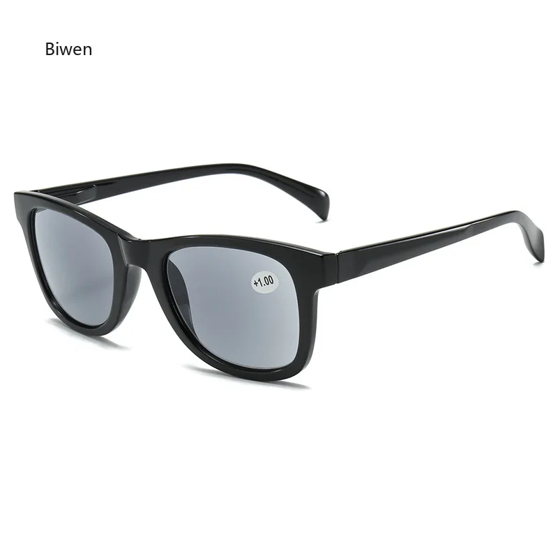 Unisex óculos de leitura bifocal, clássico quadrado lente HD, presbiopia, perto e longe Eyewear, vintage UV Shades, óculos esportivos, + 3,5