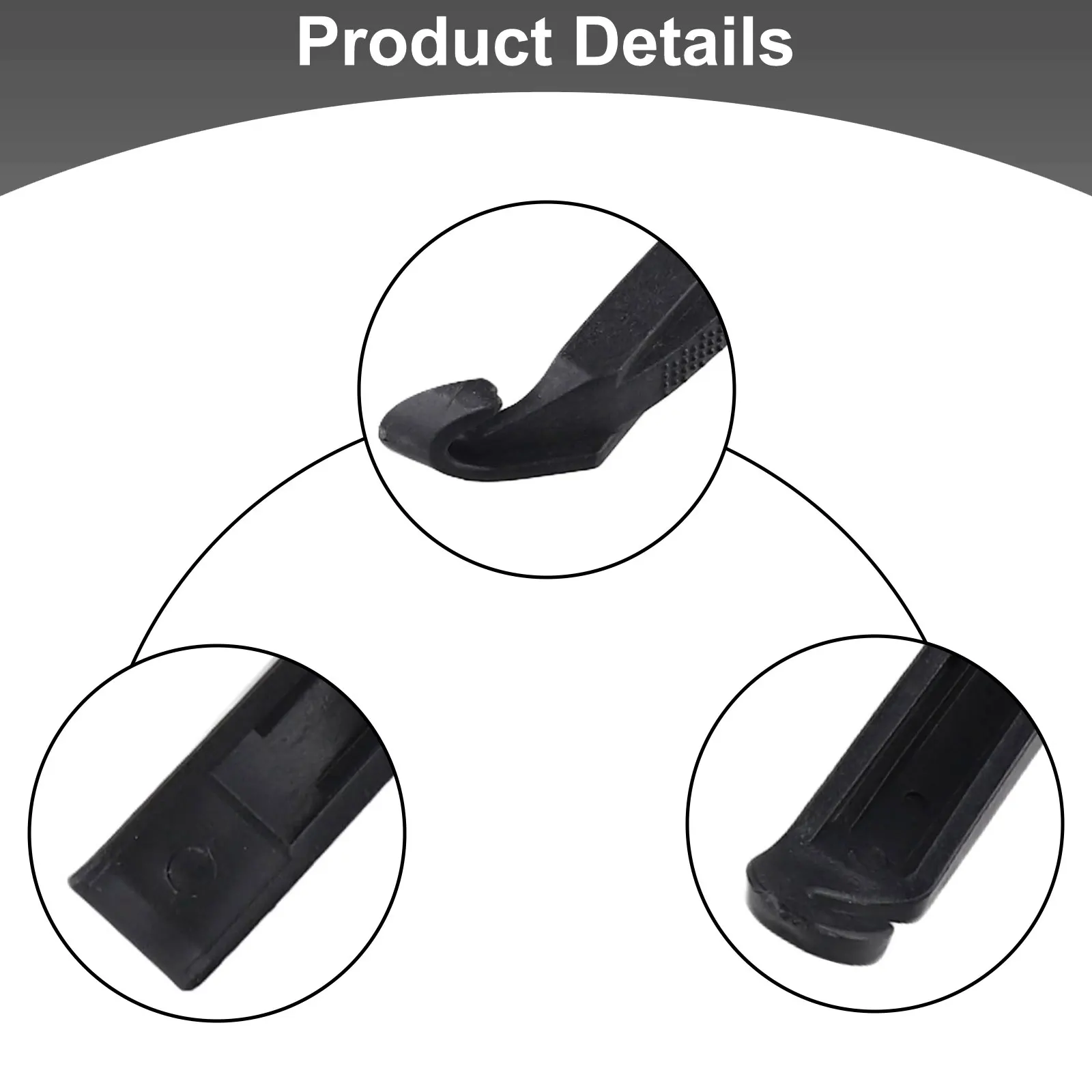 Nylon Bicycle Tire Levers Pair for Removing and Installing Tires on Standard Bike Wheels Without Damaging Rims