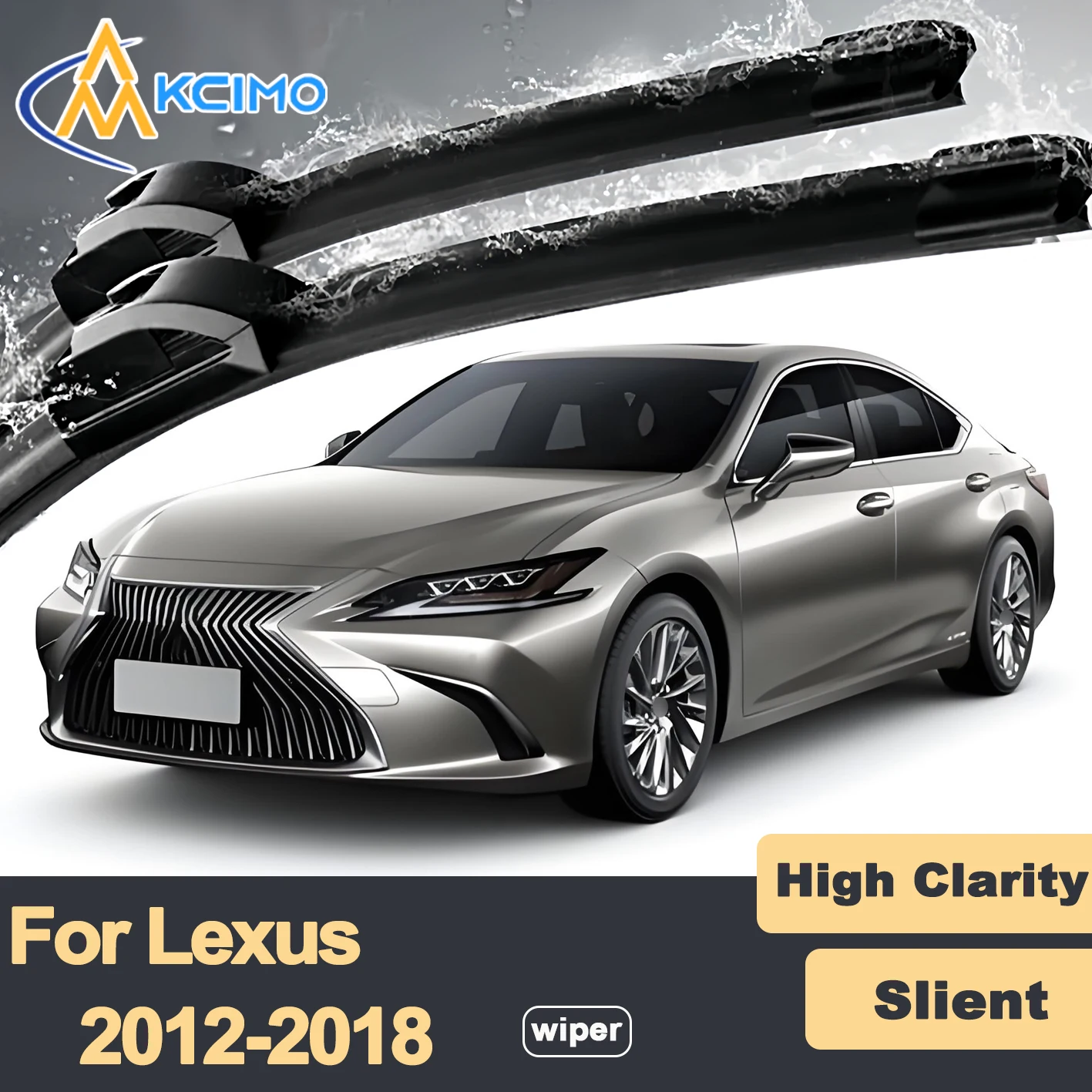 

Premium Rubber Durable Silent Windshield Wiper Blades 2pcs for Lexus ES XV60 2012-2018 Front Wiper Blades Set