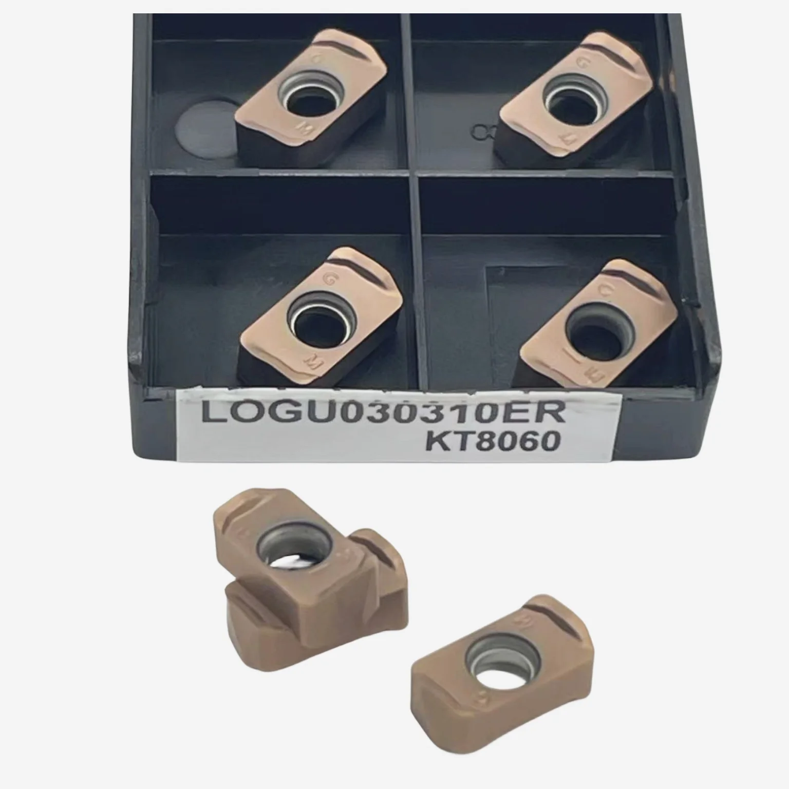 LOGU030310ER-GM YBG205 LOGU030310ER High quality fast feed milling cutter insert made of hard alloy