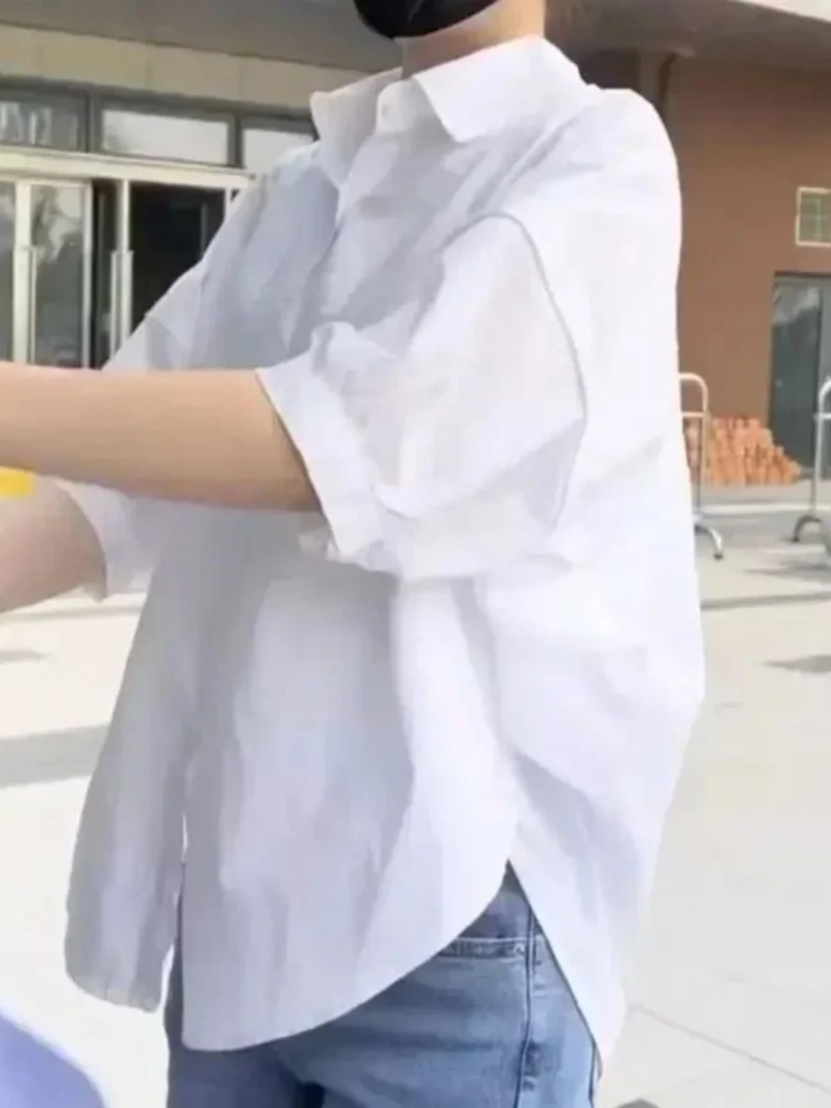 

Women's Thin Loose mid Sve irt Lightweight Comfortable Fit Ladies Faionable Casual irt ort Sve Top