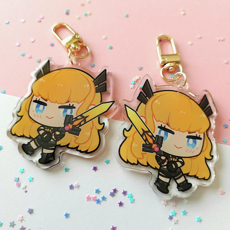 Porte-clés en acrylique Marvel, simple face, Loki, Mantis, Luna, Snow Squirrel Girl, Storm Cloak, ensemble de personnages d'anime, cadeau pour les fans