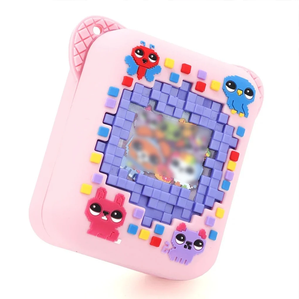 Silica Gel Vibrantly Colored Patterned Case For Bitzee Virtual Pet Resilient Washable Digital Pet