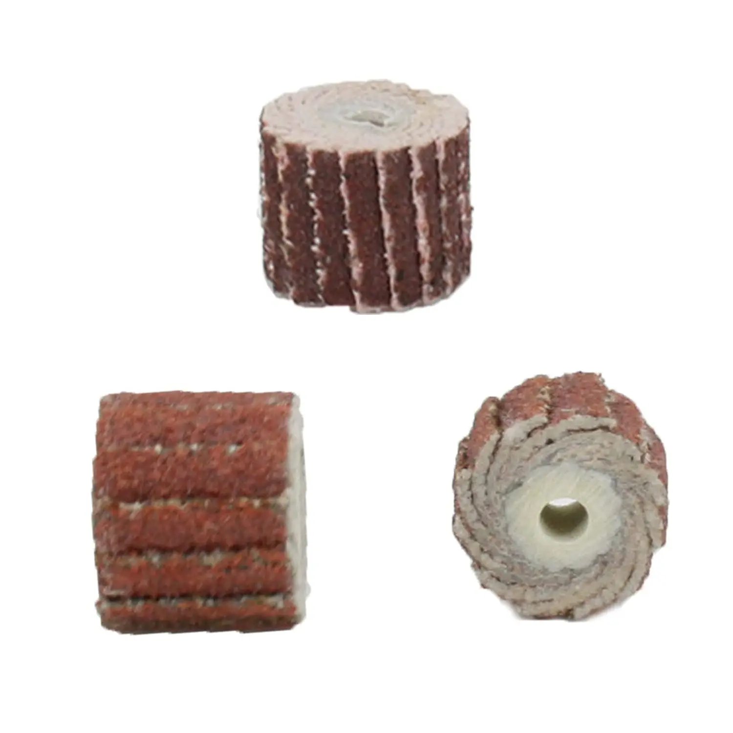 50 pces 10mm abrasivo roda lixadeira conjunto, 80 -600 grit flap lixar roda cabeça disco de moagem com 5 pces 3mmarbor para ferramenta giratória