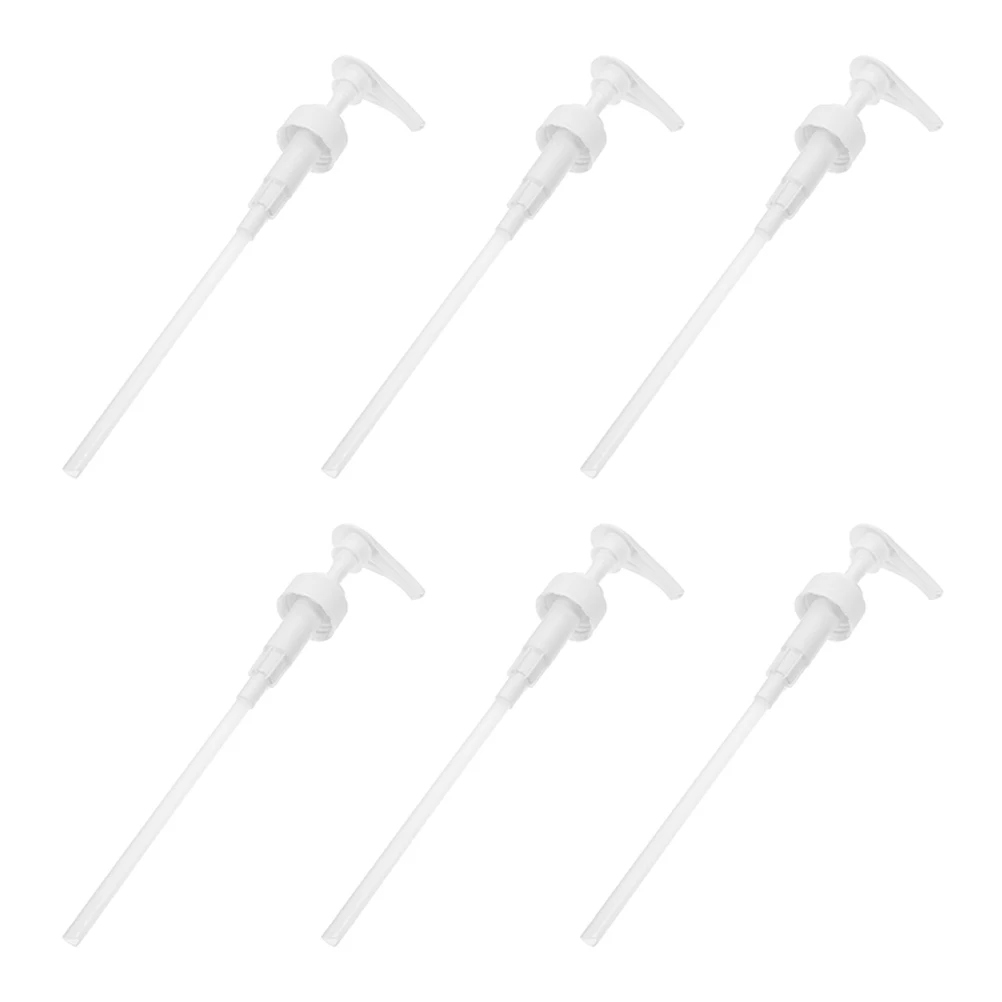 

6 Pcs Pumps for Shampoo Bottles Press Head Moisturizer Dispenser Lotion Replacement