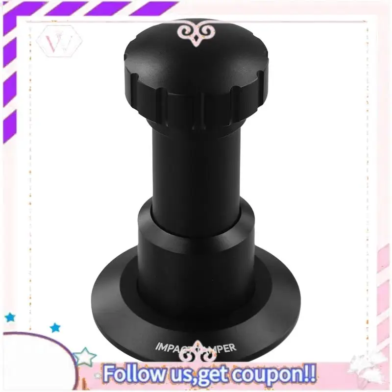 

Premium Elastic Coffee Tamper Espresso Machine Balanced Spring Filling Powder Hammer Press Rebound Coffee Impact Powder Hammer
