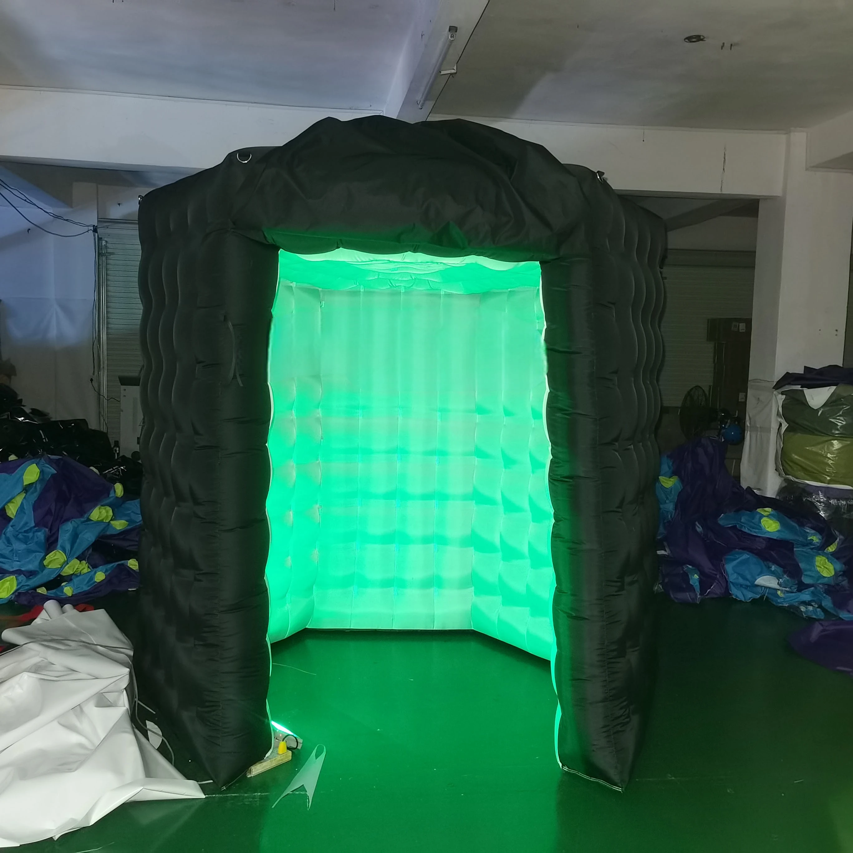 

Inflatable Photo Wedding Party Booth LED Photo Booth Tent Portable Inflatable Photo Booth Enclosure Backdrop Customized