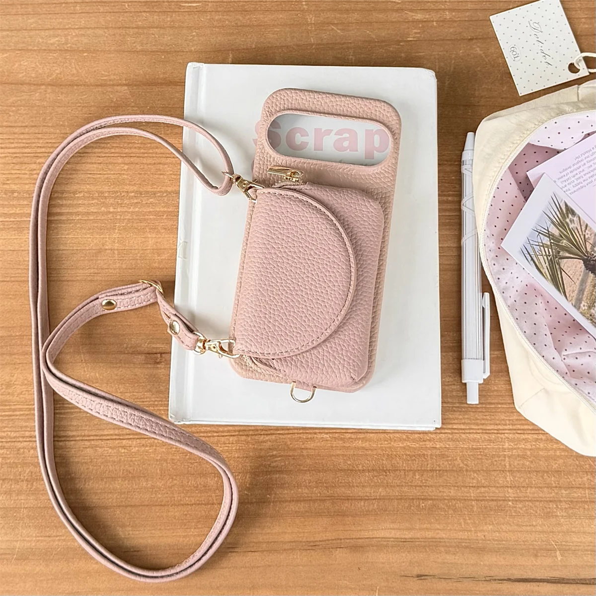 Luxuriöse Leder-Crossbody-Tasche mit Umhängeband und Handyhülle für Google Pixel 9 10 Pro XL 10A 9A 8A 7A 10Pro 9Pro 8Pro mit Kartenfach