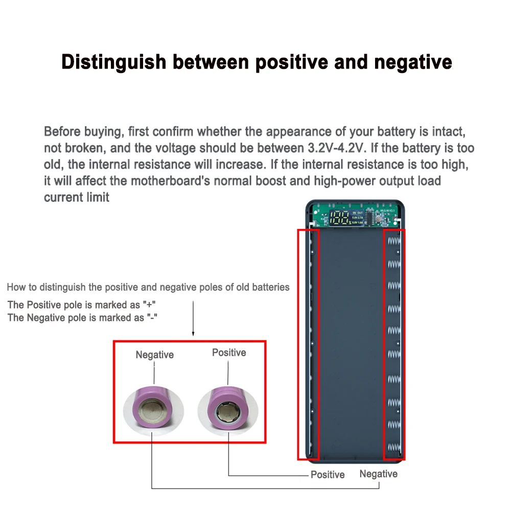 DIY Shell USB Type C Fast Charging Power Bank Case 10*18650 Detachable Battery Charger For Smart Phone