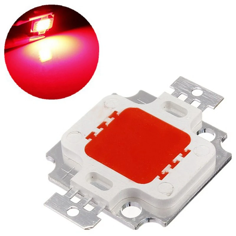 2X 10W LED COB Chip Floodlight Floodlight Spotlight Lamp Light Bulb Color: Red