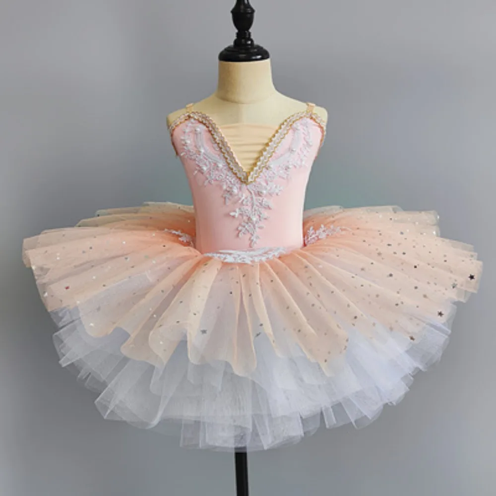 Girls' Ballet Dance Leotards - Princess Tutu Dress 6