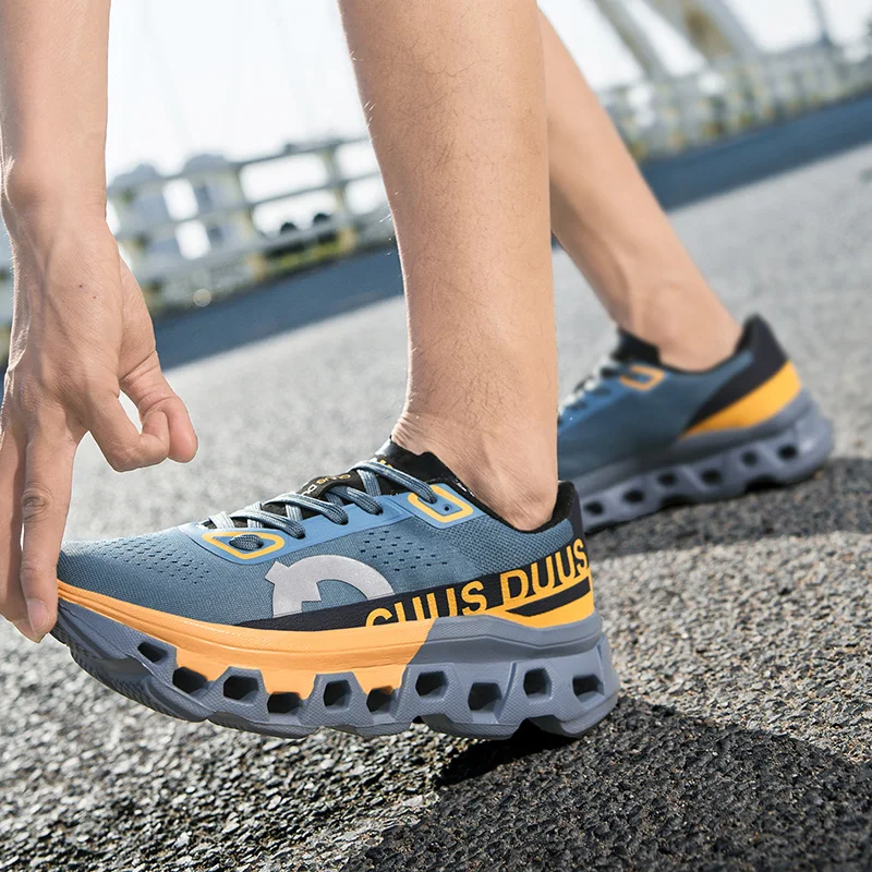 

Men's Cushioning Running Shoes Lightweight Athletic Casual Sneakers Male Non-Slip Sports Shoes Outdoor Travel Walking Shoes