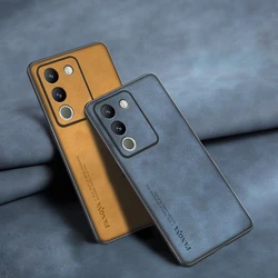 For Vivo V29E 5G Luxury Skin Feel Shockproof Matte Leather Case Soft Back Cover Funda For Vivo V29E 5G Protector чехол