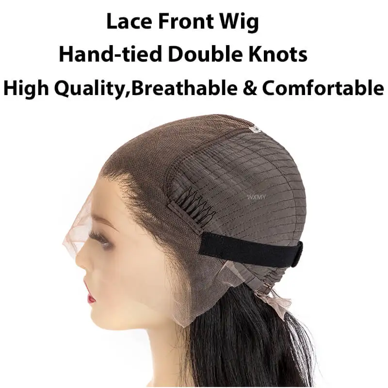 Lace Front Wig Straight Women Wig With Natural Hairline Breathable Human Hair Wigs For Women Natural Color 10